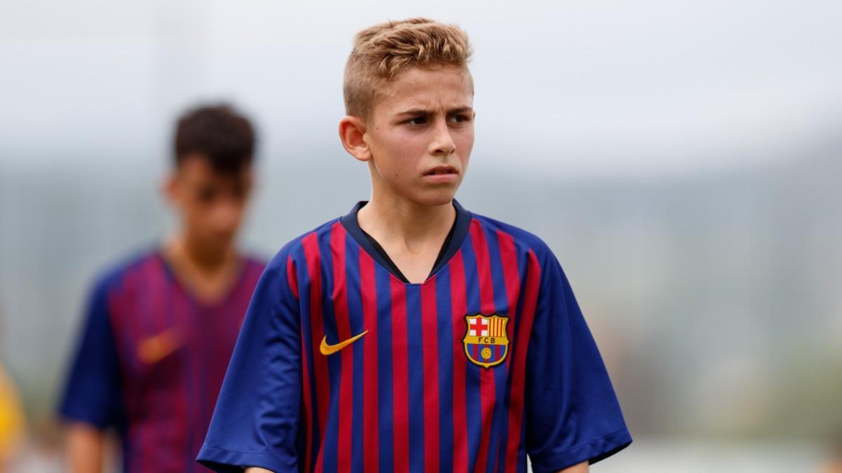 Fermin López supo sufrir y desarrollarse en la cantera blaugrana