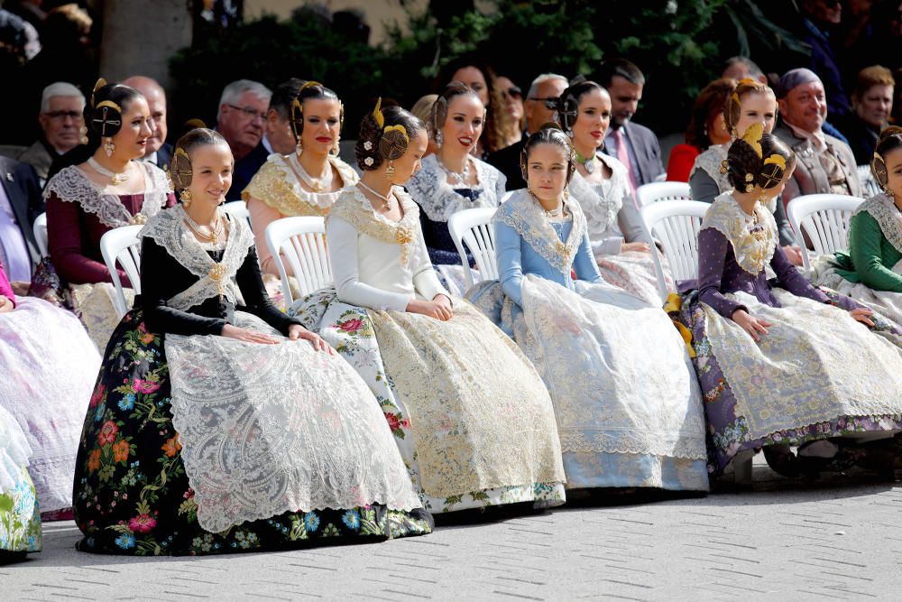 Homenaje a la Senyera de las fallas del Marítimo