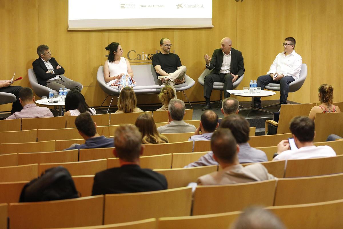 Taula rodona organitzada per Diari de Girona que va reunir directius de start-ups gironines i inversors
