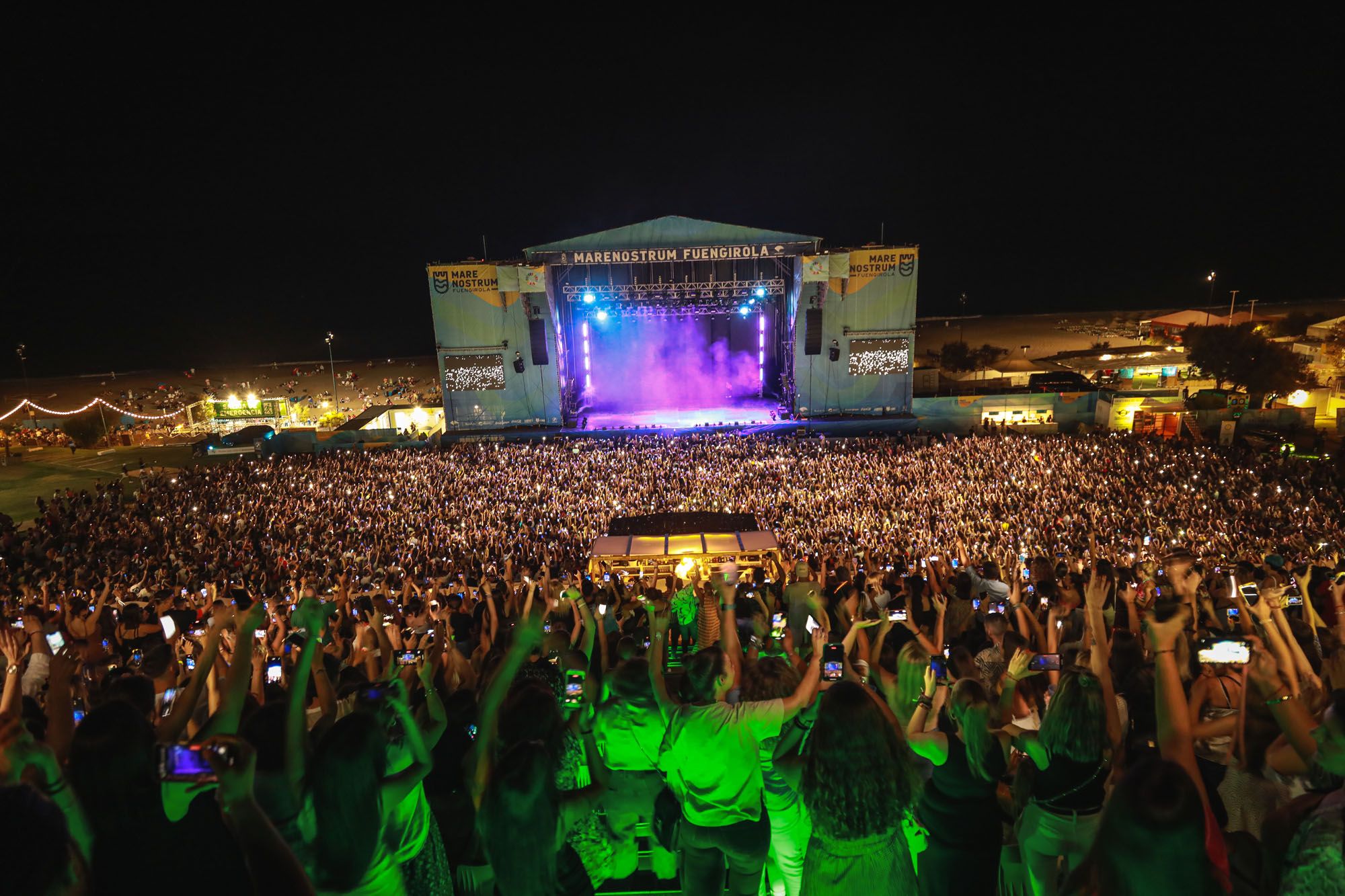 Las imágenes del concierto de Rauw Alejandro en Fuengirola