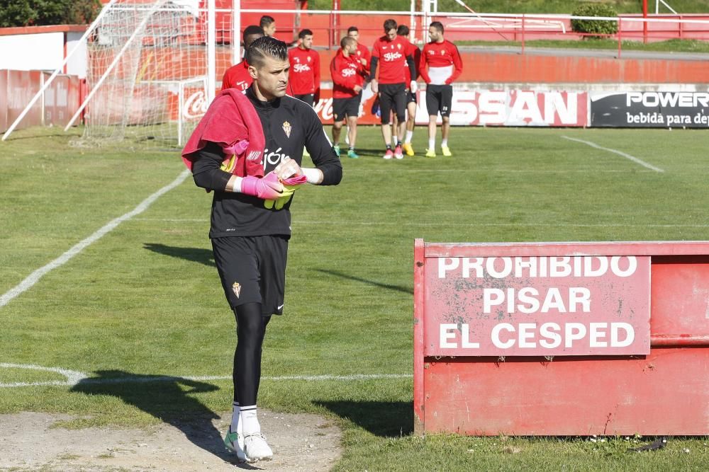 Entrenamiento del Sporting