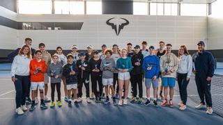 Un centenar de tenistas ucranianos se entrenarán en la Rafa Nadal Academy