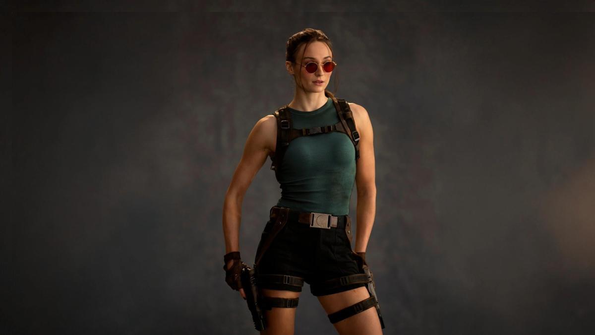 Sophie Turner caracteritzada de Tomb Raider