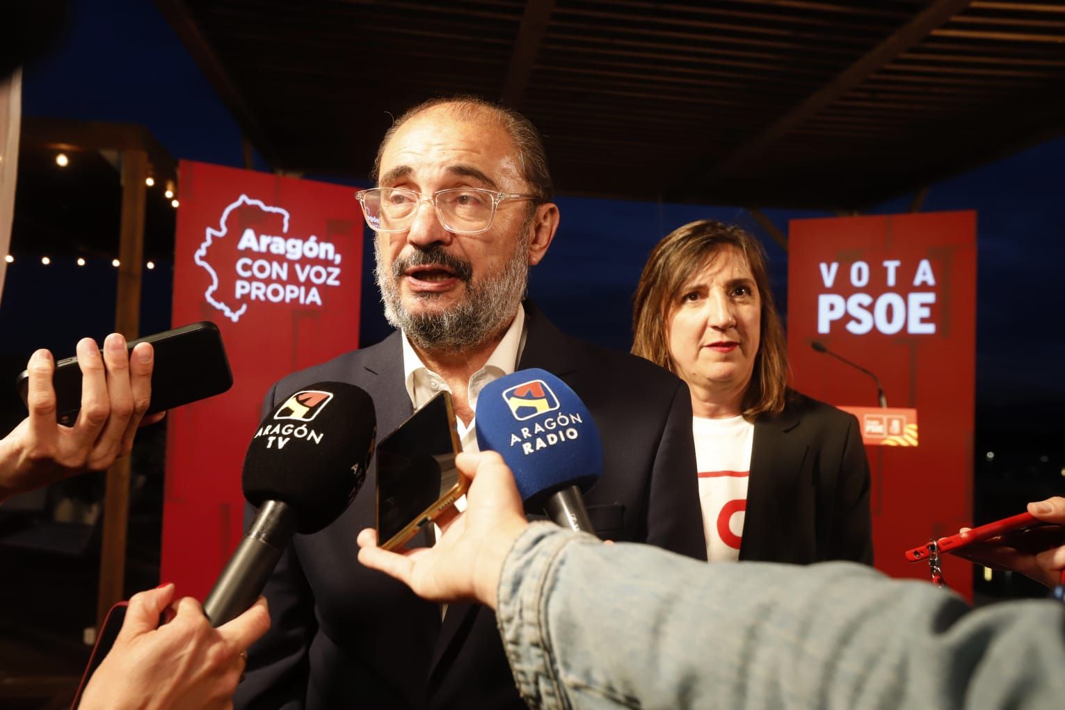 Los partidos cierran la campaña del 28M en Aragón