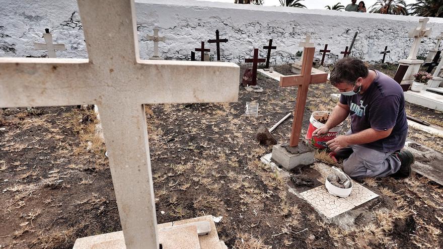 La asociación de El Pescador recupera el cementerio de San Andrés en cinco años