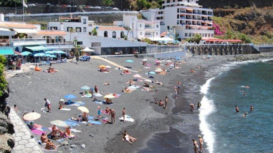 Playa de San Marcos, en Icod de Los Vinos. | | E.D.