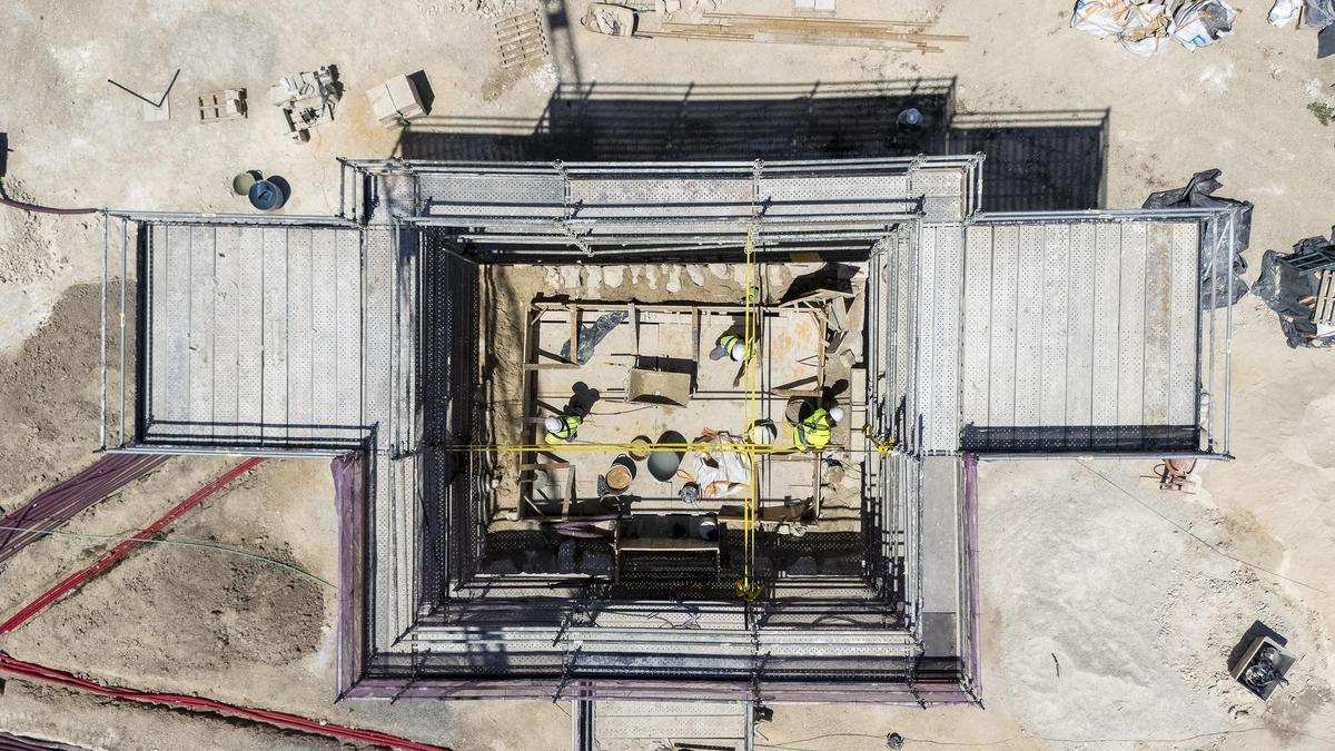 Así avanza la reconstrucción de Torre Placia