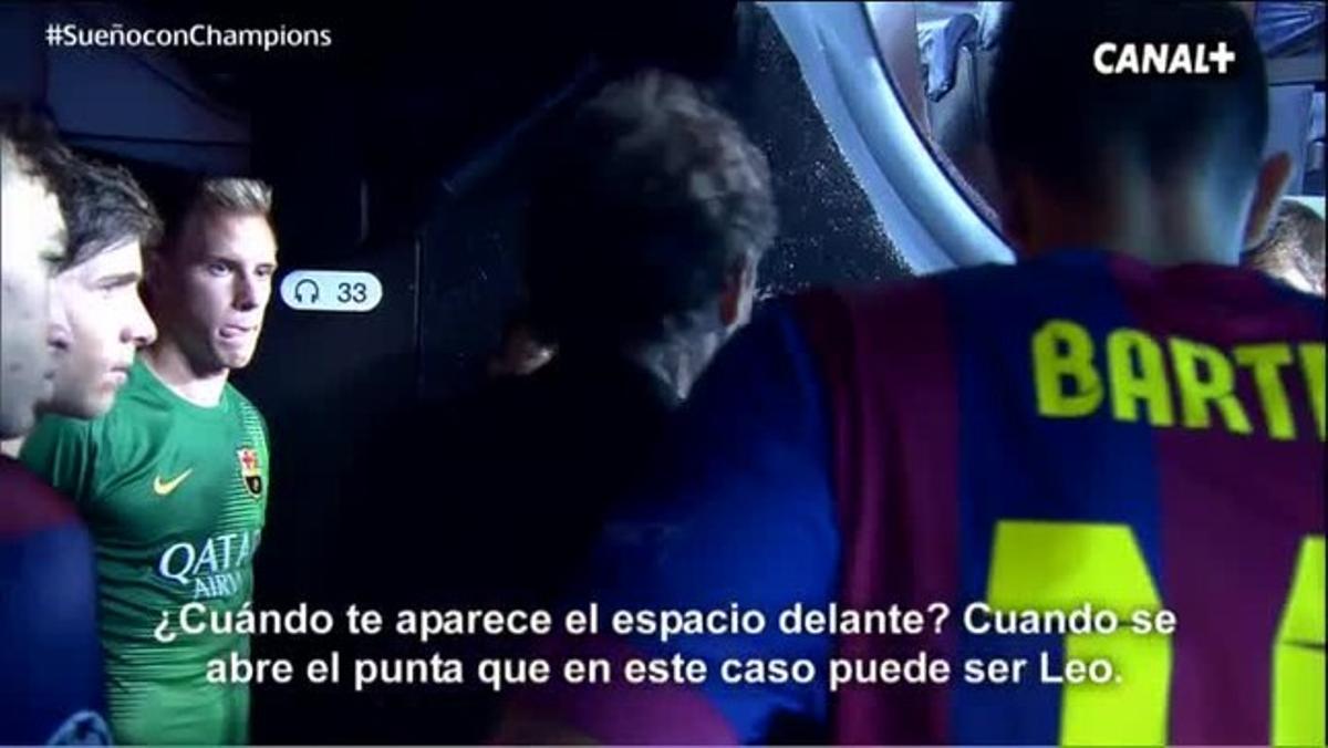 Esta fue la charla de Luis Enrique al descanso