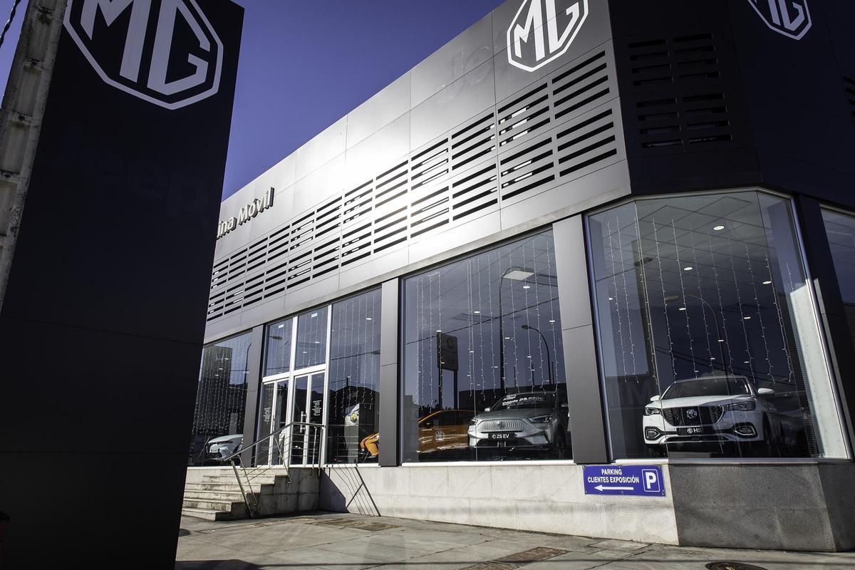 El concesionario de MG en Vigo