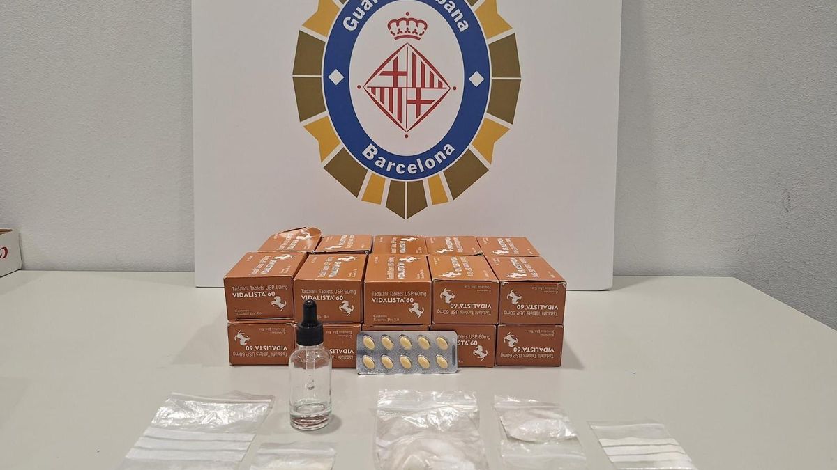 Imagen de las pastillas intervenidas por la Guardia Urbana