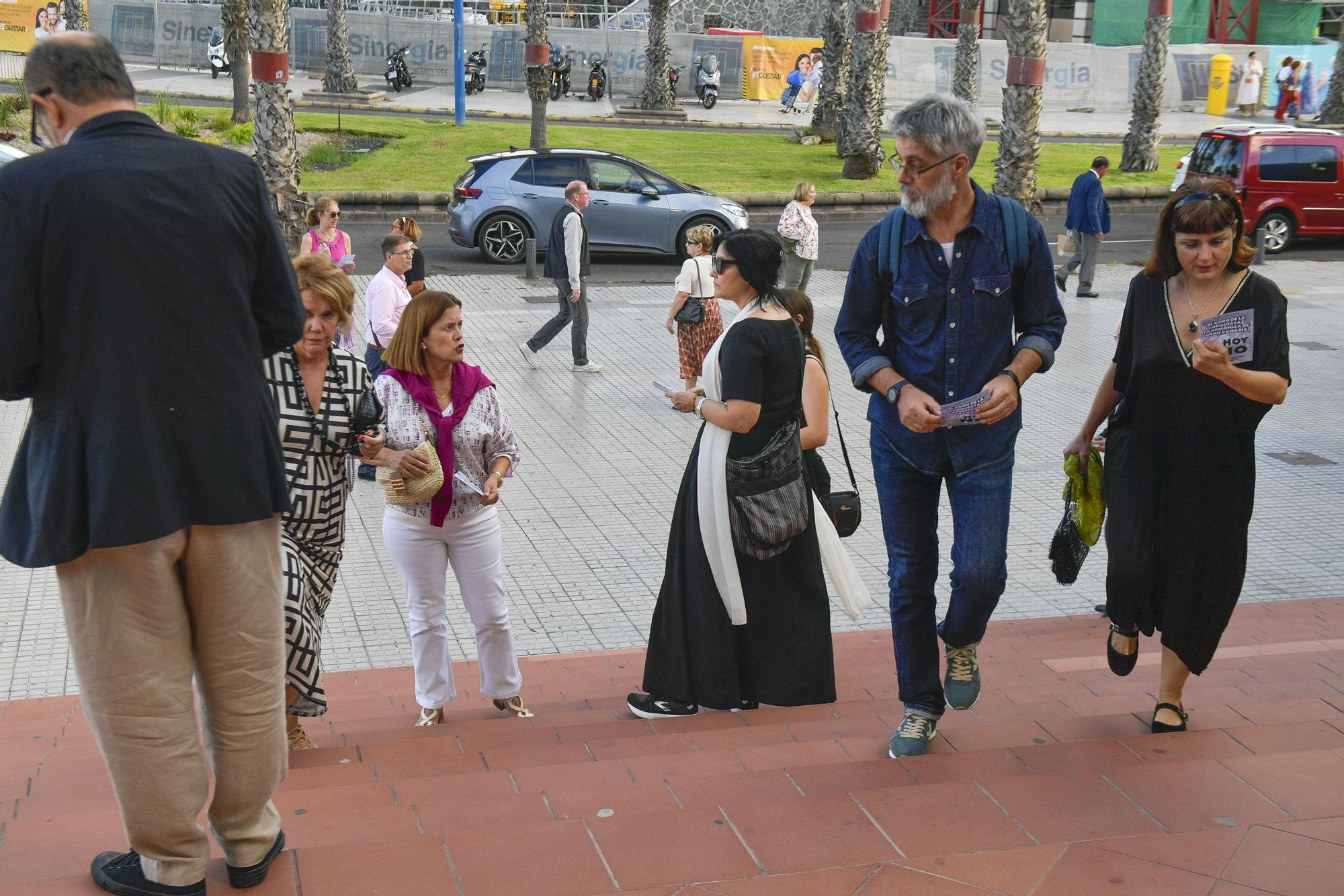 Protesta del Coro de la Orquesta Filarmónica de Gran Canaria