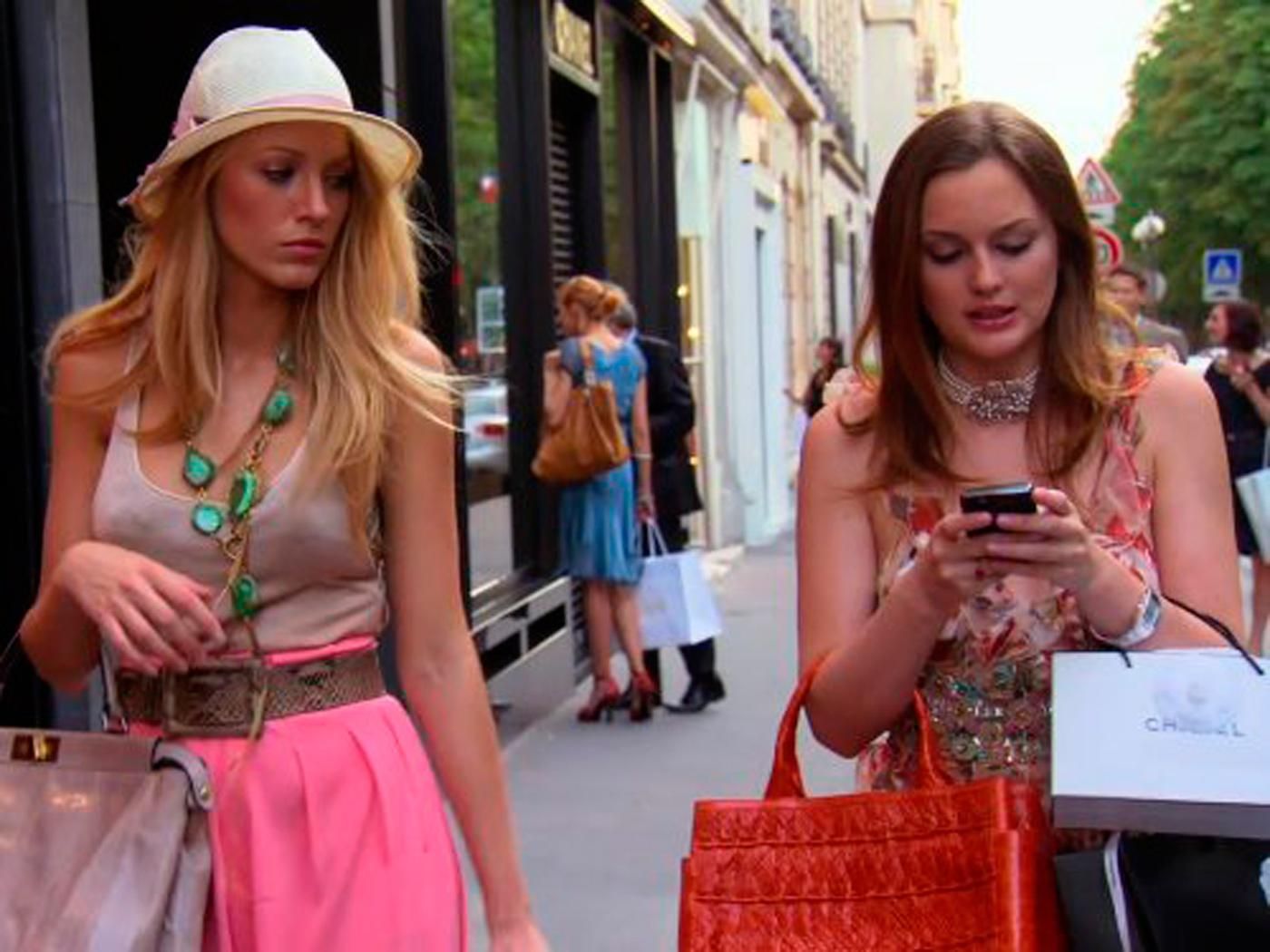 Serena Van Der Woodsen y Blair Waldorf, en "Gossip Girl"