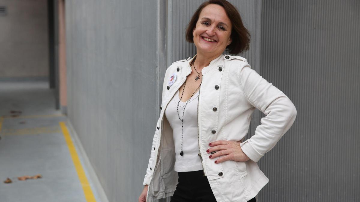 Meritxell Jané, paciente de Vall d'Hebron que superó un cáncer colorrectal diagnosticado hace 16 años.