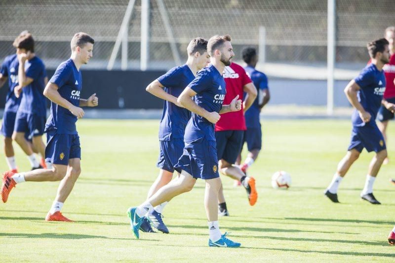 Primer entrenamiento del Real Zaragoza