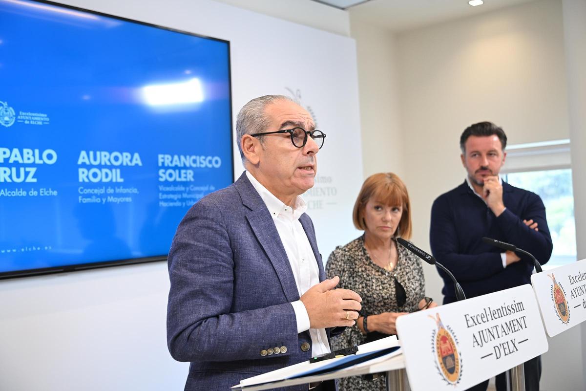 Francisco Soler, en una comparecencia para hablar de números municipales