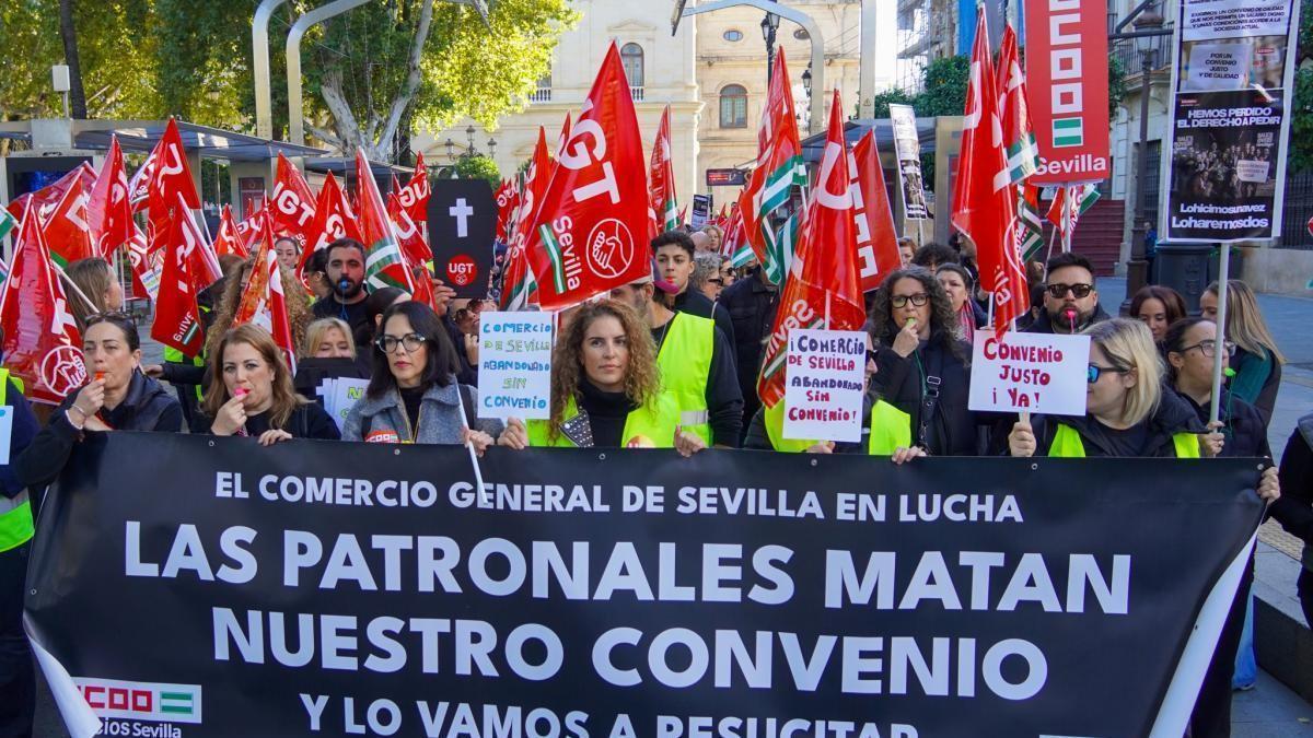 Huelga en el comercio de Sevilla: CCOO y UGT convocan un paro el ...