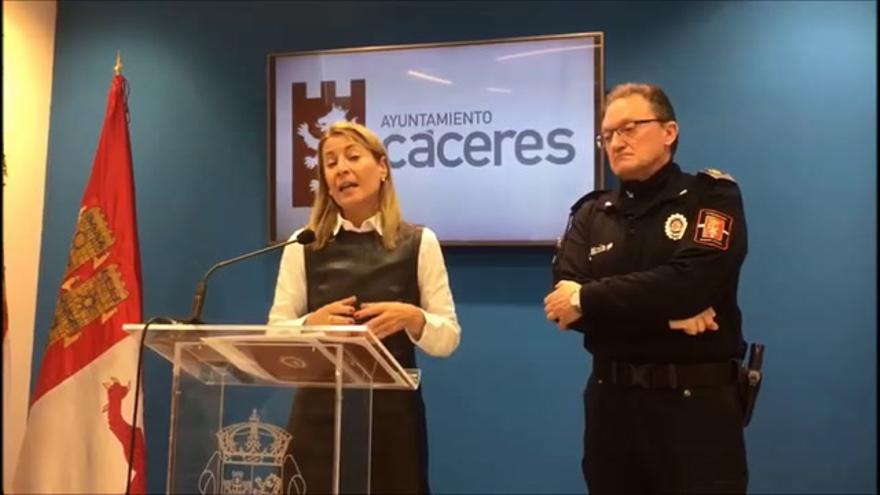 La alcaldesa de Cáceres explica las medidas contra los atropellos