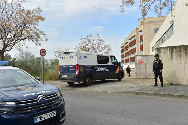 Las imágenes de los detenidos por el tiroteo de Plasencia, en los juzgados