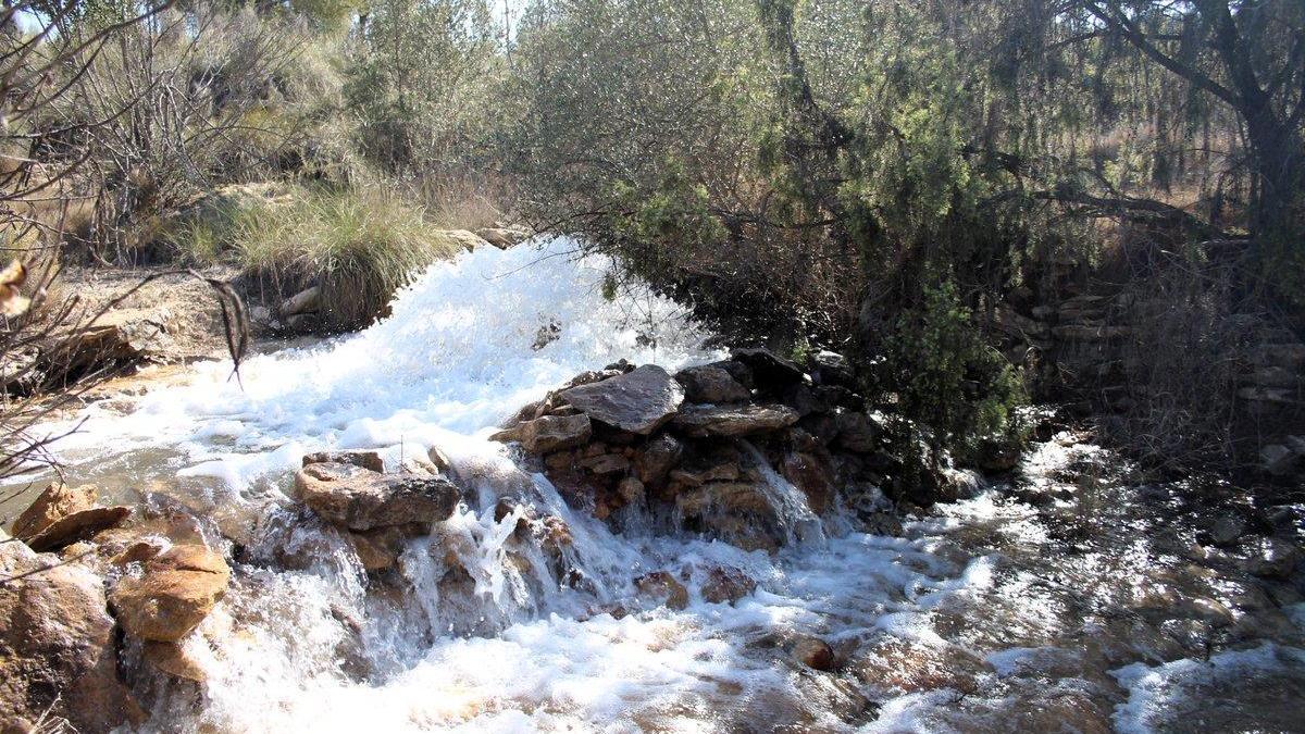 Comprobación de uno de los pozos del Sinclinal de Calasparra