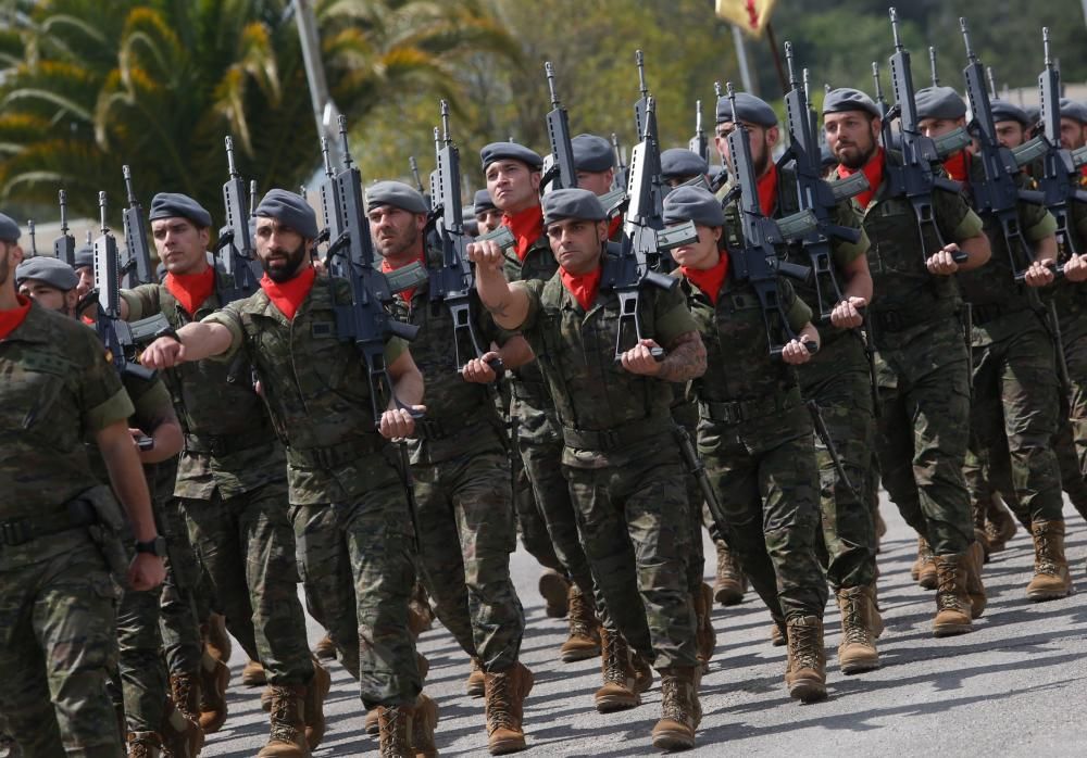 Aniversario de la Brigada Galicia en el acuartelamiento de Cabo Noval.