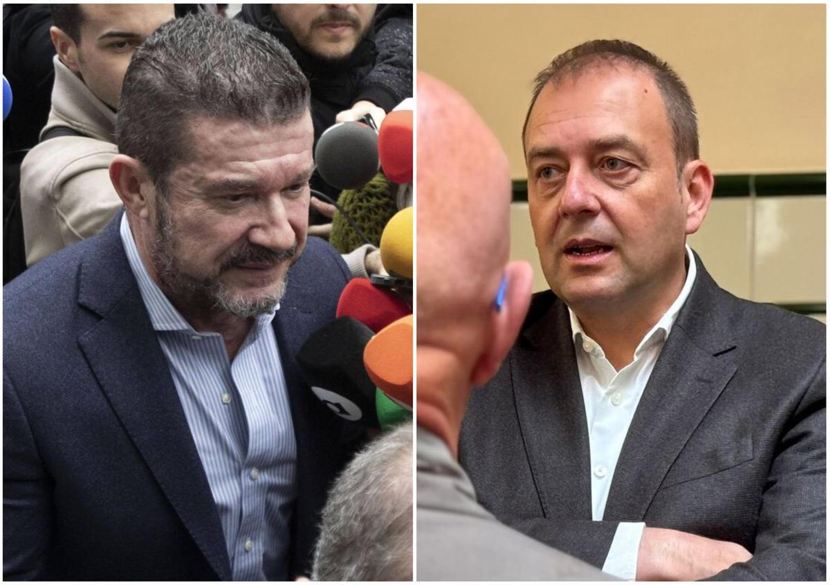 El ex secretario autonómico de Emergencias, Emilio Argüeso, y el director general de Medio Natural, Lluis Gomi