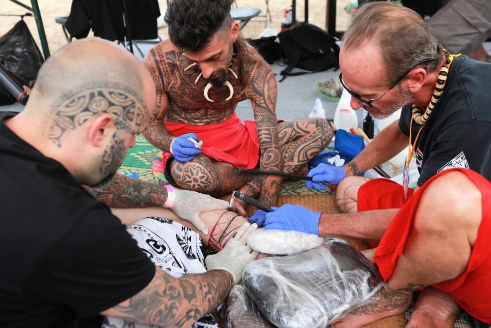 175 Tätowierer aus 26 Ländern sind vom 17. bis 23. Mai auf Mallorca zu Gast. Es ist die Gelegenheit für ein Tribal Tattoo.