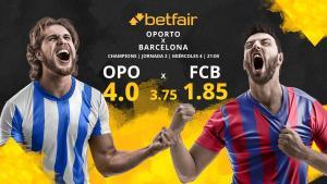 FC Oporto vs. FC Barcelona: horario, TV, estadísticas, clasificación y pronósticos