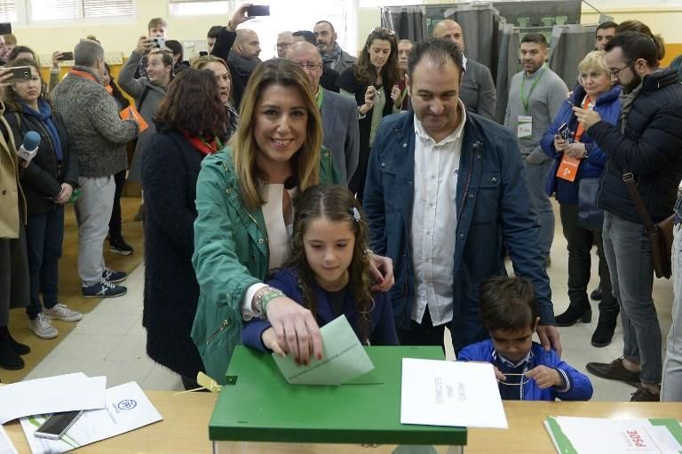 Las elecciones andaluzas, en imágenes