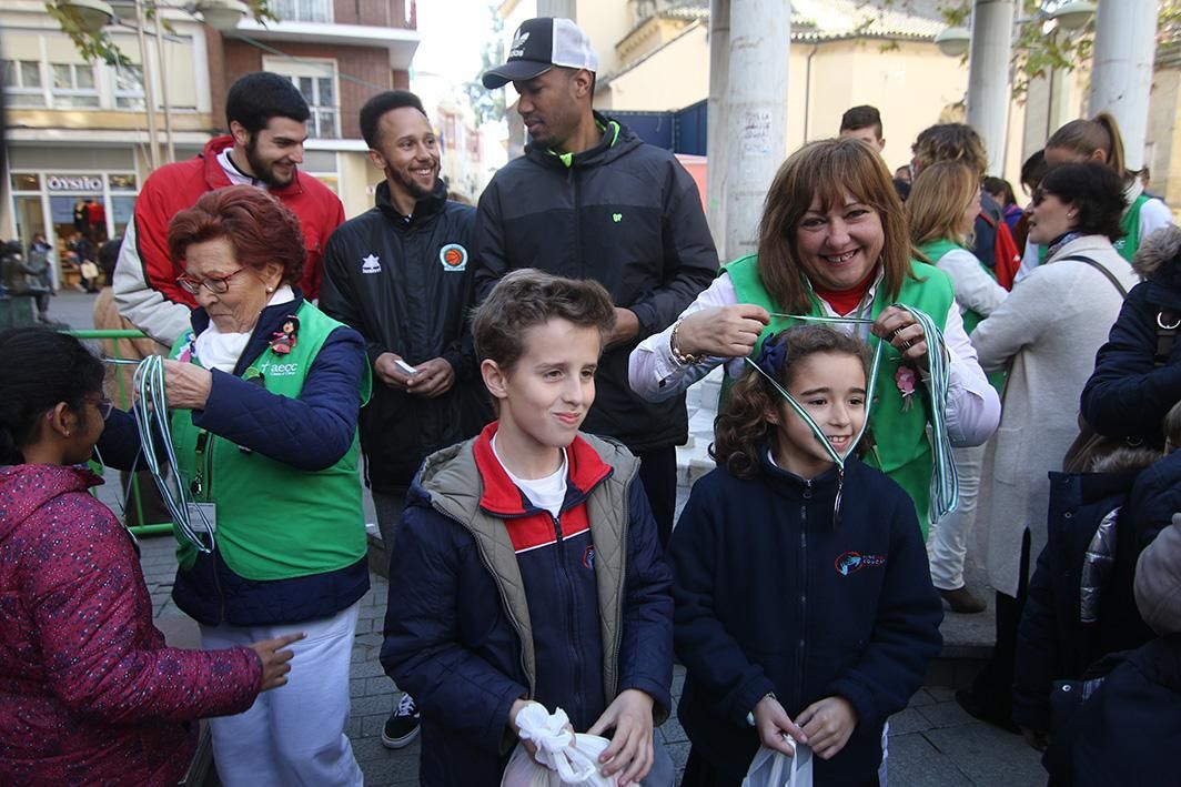 Escolares cordobeses contra el cáncer