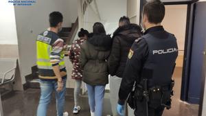 Detinguts vuit okupes per desmantellar un edifici nou a Palma