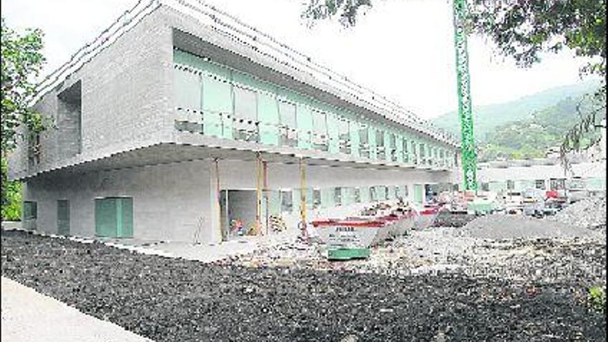 Las obras del ambulatorio Mieres-Sur.