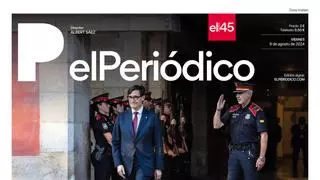 La portada de EL PERIÓDICO del 9 de agosto de 2024