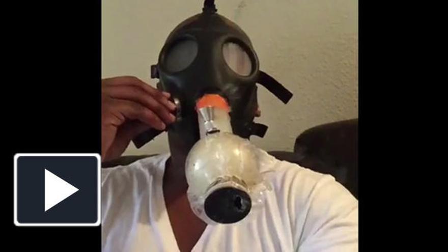 Laremy Tunsil fumando marihuana.