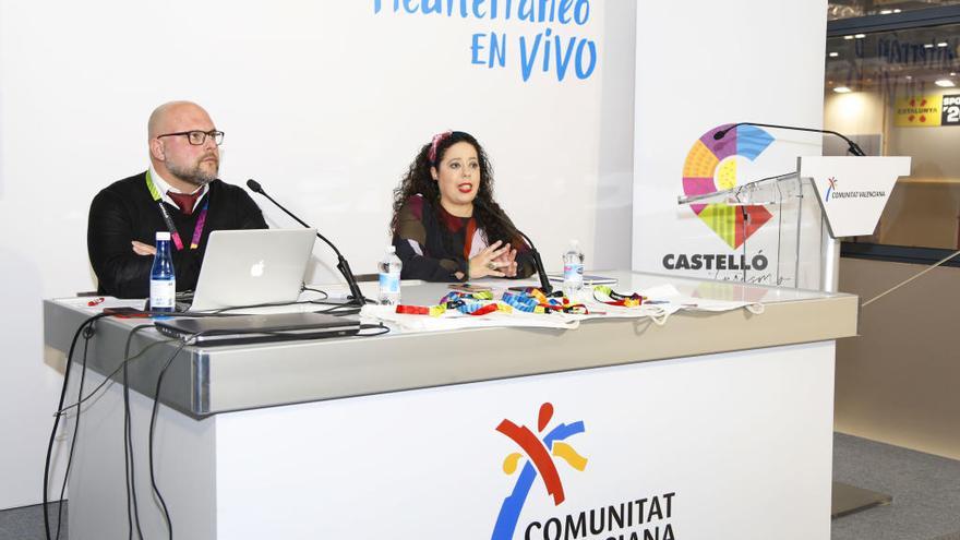 La concejala de Turismo, Pilar Escuder, ayer en Fitur.