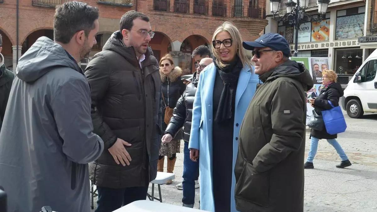 Barbón pide el voto para el PSOE en Benavente y pone como ejemplo la gestión asturiana frente a los incendios