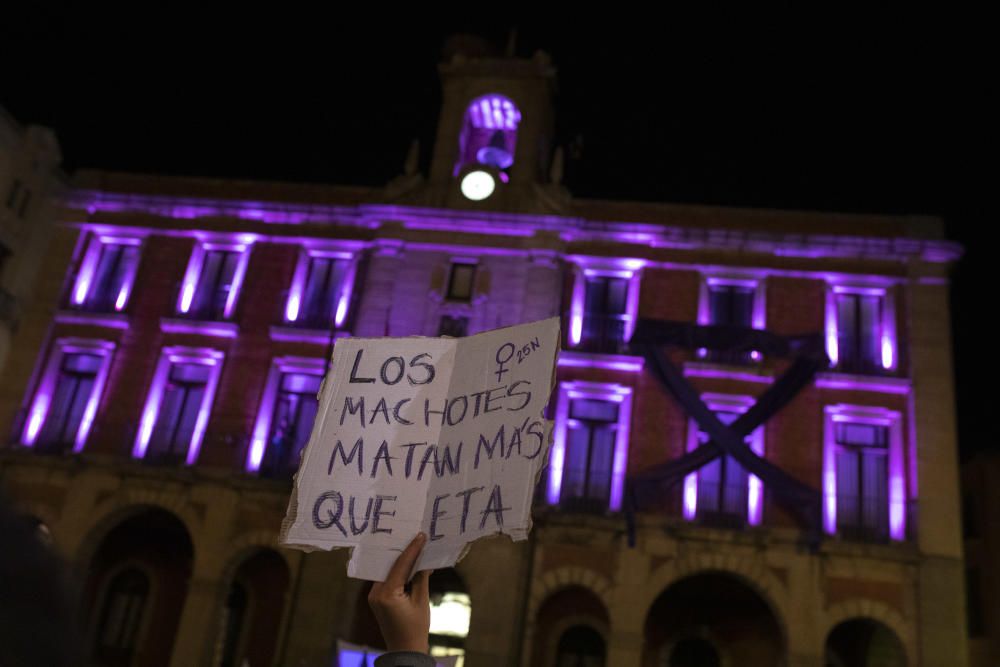 Manifestación contra la violencia de género