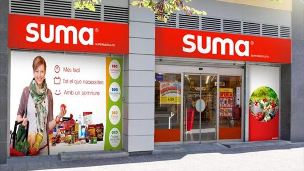 Supermercado 8Establecimiento Suma, del Grupo Miquel.