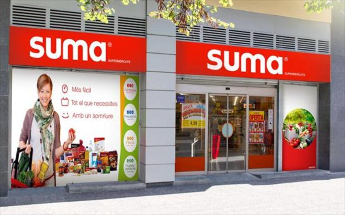 Supermercado 8Establecimiento Suma, del Grupo Miquel. Supermercado 8Establecimiento Suma, del Grupo Miquel.
