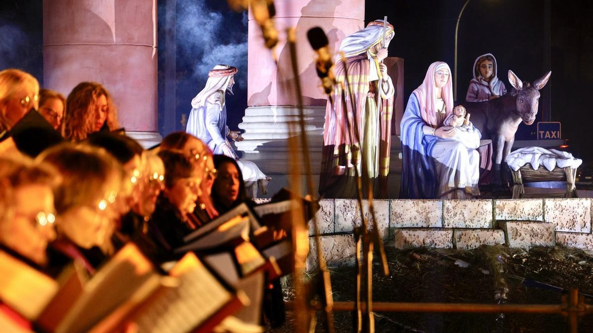 Las mejores imágenes del belén a tamaño real de Cartagena