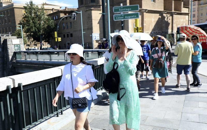 Calor en Zaragoza, 9 de julio agosto