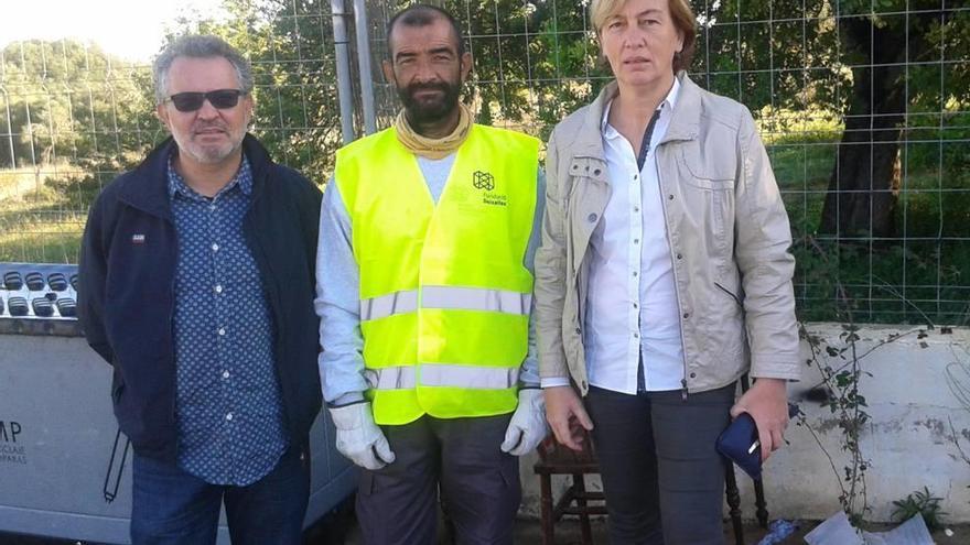 La alcaldesa ayer durante la presentación del proyecto.