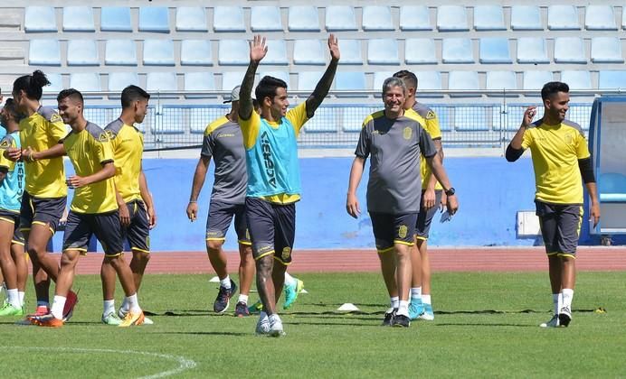 Primer entrenamiento de la UD Las Palmas