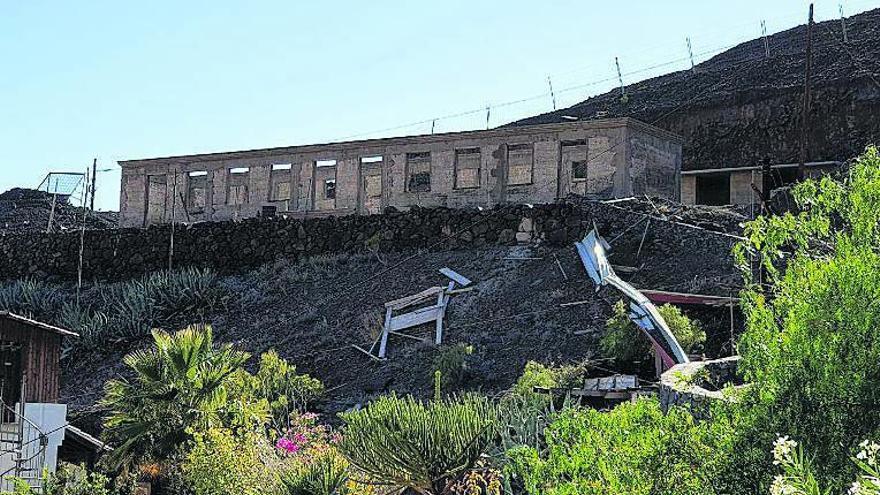 Estado de las obras del Centro del Lagarto Gigante de Valle Gran Rey.