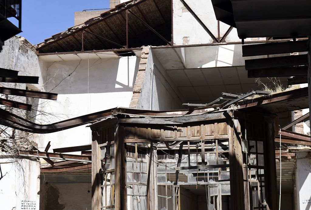 Así van las obras en la segunda fase de la Cárcel Vieja de Murcia