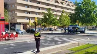 Un atropello obliga a cortar el tranvía de Zaragoza durante una hora
