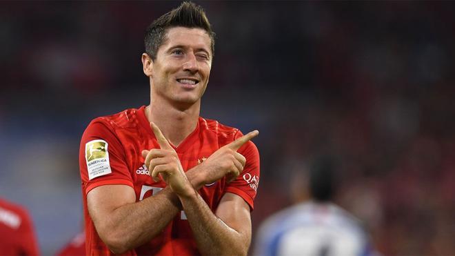 Lewandowski firmó por el Bayern en 2014 procedente del Borussia Dortmund