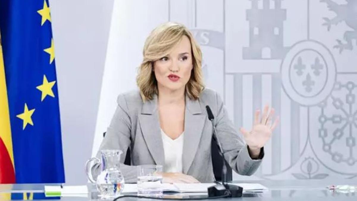 Pilar Alegría, Ministra de Educación, FP y Deportes