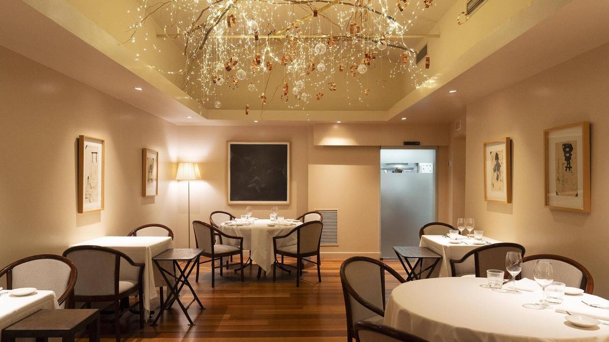 Uno de los comedores del restaurante Tram-Tram.