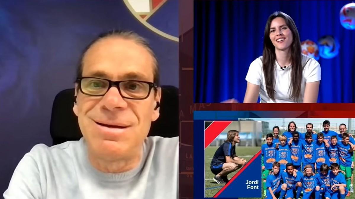 Jordi Font atendió a Andrea Ginés y Jaume Marcet en el ADN Masia