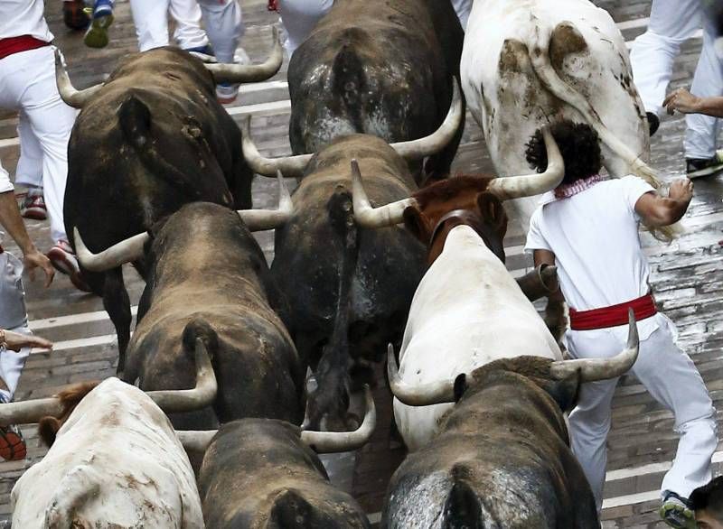 Último encierro de las Fiestas de San Fermín 2015